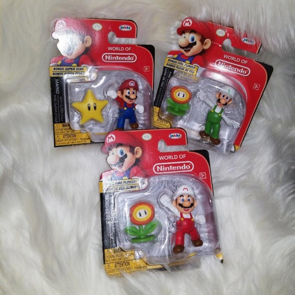 Super Mario World of Nintendo 3 Figure Collectable - Picture 1 of 5